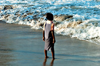 Bianca on the beach