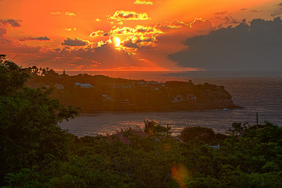 Sunrise over Fort Juedy, Grenada