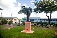 Dave Samuels - John Compton Statue